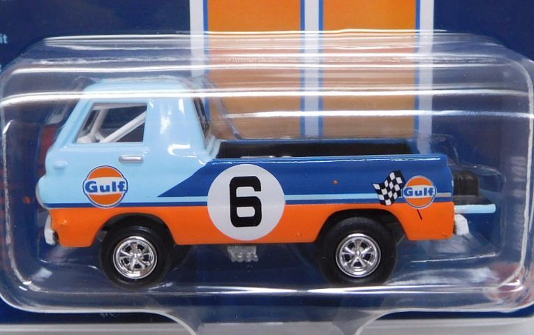 画像: 2018 JOHNNY LIGHTNING - "MIJO EXCLUSIVE" 【"GULF" DODGE A-100】 LT.BLUE/RR(予約不可）