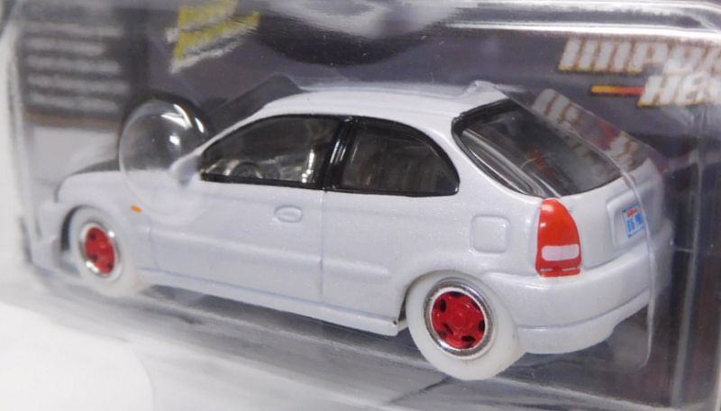 画像: 2018 JOHNNY LIGHTNING - IMPORT HEAT  "MIJO EXCLUSIVE" 【2000 HONDA CIVIC CUSTOM】 WHITE/RR (WHITE LIGHTNING）