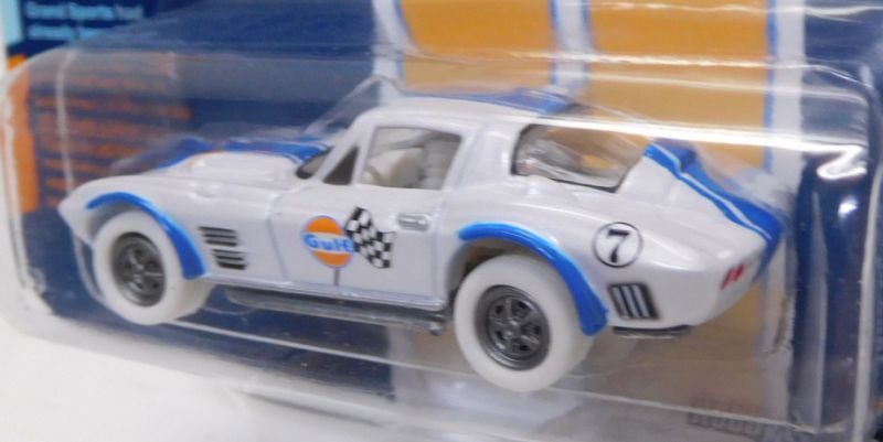 画像: 2018 JOHNNY LIGHTNING - HOBBY EXCLUSIVE 【"GULF" 1963 CHEVROLET CORVETTE GRAND SPORT】 WHITE/RR (WHITE LIGHTNING）