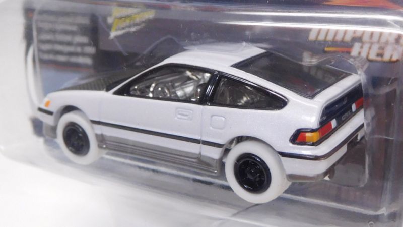 画像: 2018 JOHNNY LIGHTNING - IMPORT HEAT  "MIJO EXCLUSIVE" 【1990 HONDA CRX】 WHITE/RR (WHITE LIGHTNING）