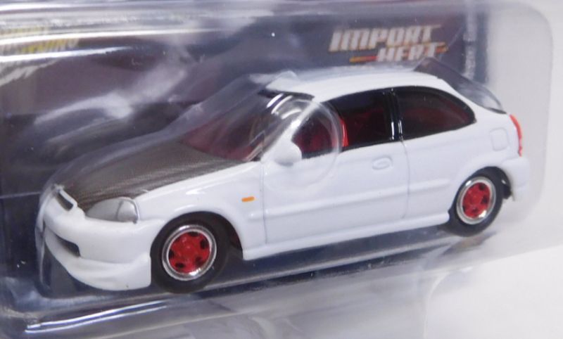 画像: 2018 JOHNNY LIGHTNING - IMPORT HEAT  "MIJO EXCLUSIVE" 【2000 HONDA CIVIC CUSTOM】 C.G.WHITE/RR(予約不可）