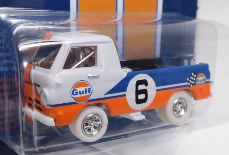 画像: 2018 JOHNNY LIGHTNING - "MIJO EXCLUSIVE" 【"GULF" DODGE A-100】 WHITE/RR (WHITE LIGHTNING） 