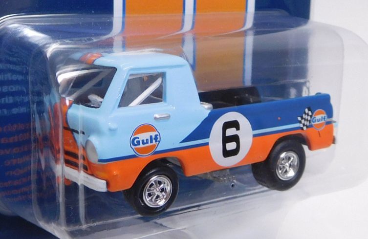 画像: 2018 JOHNNY LIGHTNING - "MIJO EXCLUSIVE" 【"GULF" DODGE A-100】 LT.BLUE/RR(予約不可）