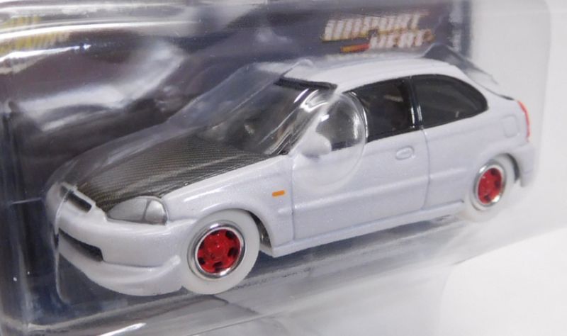 画像: 2018 JOHNNY LIGHTNING - IMPORT HEAT  "MIJO EXCLUSIVE" 【2000 HONDA CIVIC CUSTOM】 WHITE/RR (WHITE LIGHTNING）