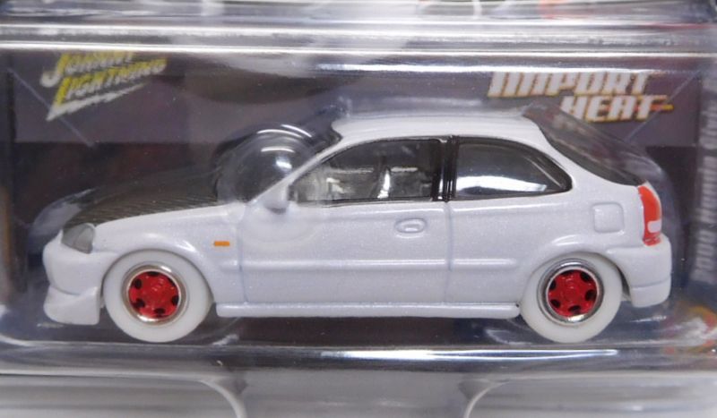 画像: 2018 JOHNNY LIGHTNING - IMPORT HEAT  "MIJO EXCLUSIVE" 【2000 HONDA CIVIC CUSTOM】 WHITE/RR (WHITE LIGHTNING）