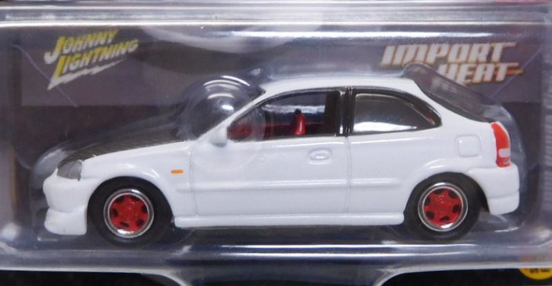 画像: 2018 JOHNNY LIGHTNING - IMPORT HEAT  "MIJO EXCLUSIVE" 【2000 HONDA CIVIC CUSTOM】 C.G.WHITE/RR(予約不可）