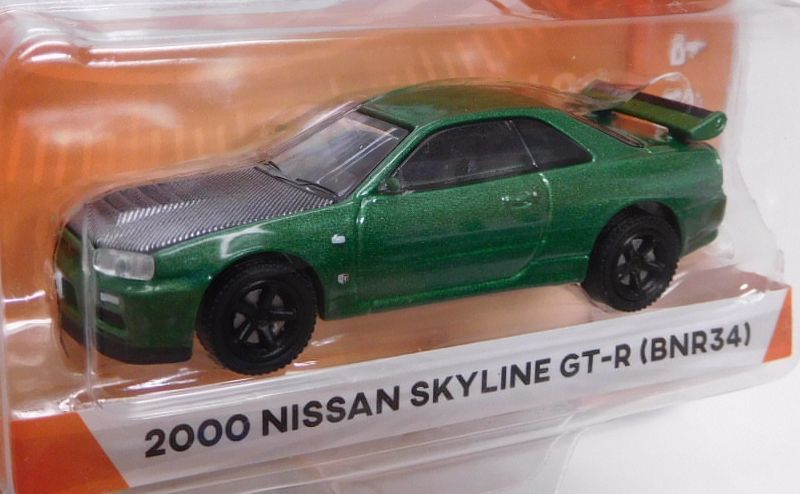 画像: 2018 GREENLIGHT TOKYO TORQUE S3 【2000 NISSAN SKYLINE GT-R (BNR34)】 GREEN/RR