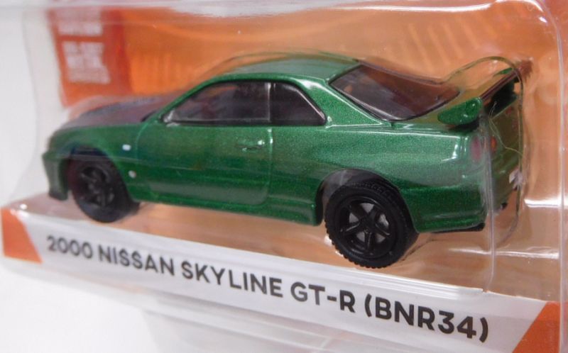 画像: 2018 GREENLIGHT TOKYO TORQUE S3 【2000 NISSAN SKYLINE GT-R (BNR34)】 GREEN/RR