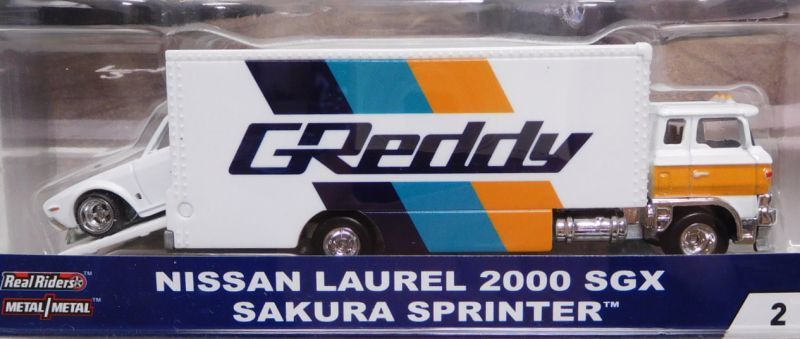 画像: 2018 HW CAR CULTURE - TEAM TRANSPORT【NISSAN LAUREL 2000 SGX / SAKURA SPRINTER】 WHITE/RR(GREDDY)(予約不可）