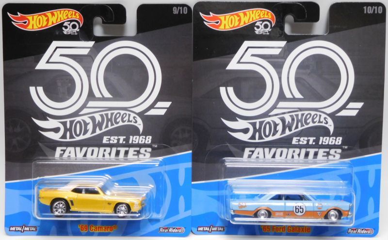 画像: 2018 HW 50th FAVORITES 【Bアソート 5種セット】 VW T1 DRAG BUS/'55 CHEVY BEL AIR GASSER/'65 FORD GALAXIE/'70 DODGE LI'L RED EXPRESS TRUCK/'69 CAMARO (予約不可）