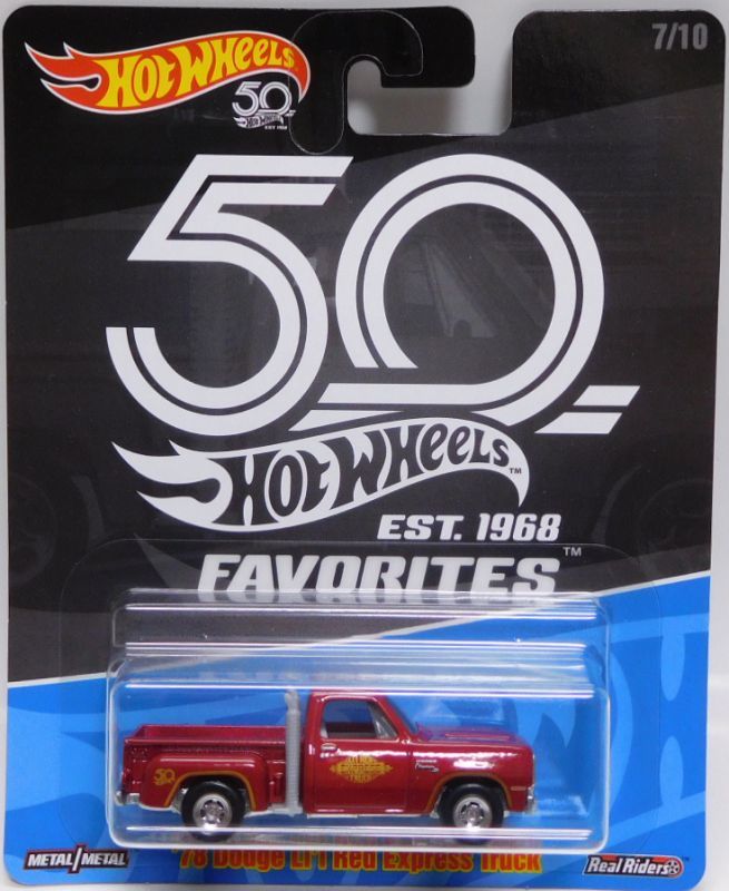 画像: 2018 HW 50th FAVORITES 【Bアソート 5種セット】 VW T1 DRAG BUS/'55 CHEVY BEL AIR GASSER/'65 FORD GALAXIE/'70 DODGE LI'L RED EXPRESS TRUCK/'69 CAMARO (予約不可）