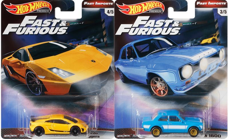 画像: 2019 HW PREMIUM  FAST & FURIOUS 【Aアソート (5種セット）】Nissan Silvia (S15)/Nissan Skyline GT-R (BNR32)/Nissan Skyline GT-R (BNR34)/Lamborghini Gallardo LP 570-4 Superleggera/1970 Ford Escort RS 1600