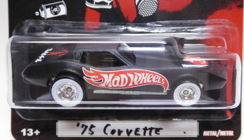 画像: MAD WHEELS (マッドホイール） 【'75 CORVETTE (カスタム完成品）】 FLAT BLACK/RR （送料サービス適用外） 