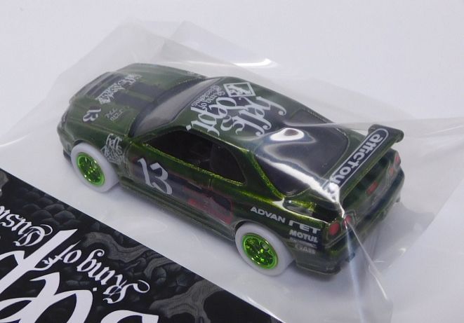 画像: HELLS DEPT 2018 -　JDC13 【"STH" NISSAN SKYLINE GT-R (BNR34) (カスタム完成品)】 SPEC.GREEN/RR （送料サービス適用外）