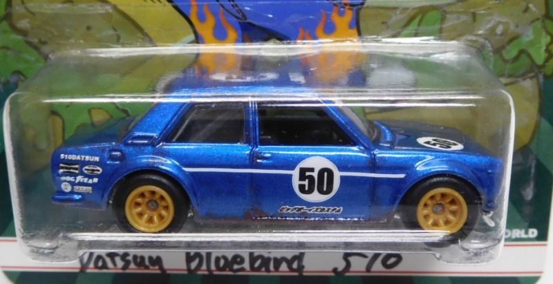 画像: BIG BOYS CUSTOM  【DATSUN BLUEBIRD 510 (カスタム完成品）】BLUE/RR(GOLD WHEELS) （送料サービス適用外） 