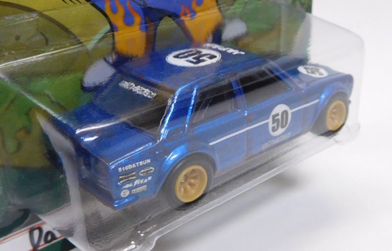 画像: BIG BOYS CUSTOM  【DATSUN BLUEBIRD 510 (カスタム完成品）】BLUE/RR(GOLD WHEELS) （送料サービス適用外） 