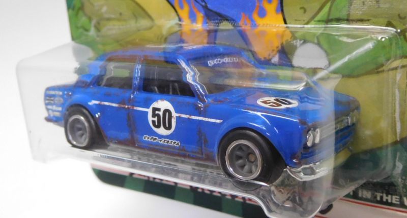 画像: BIG BOYS CUSTOM  【DATSUN BLUEBIRD 510 (カスタム完成品）】BLUE/RR(GRAY WHEELS) （送料サービス適用外） 