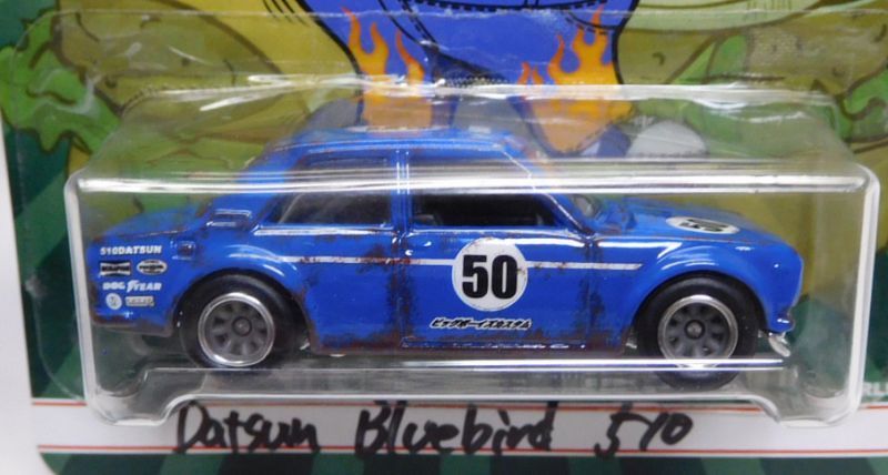 画像: BIG BOYS CUSTOM  【DATSUN BLUEBIRD 510 (カスタム完成品）】BLUE/RR(GRAY WHEELS) （送料サービス適用外） 