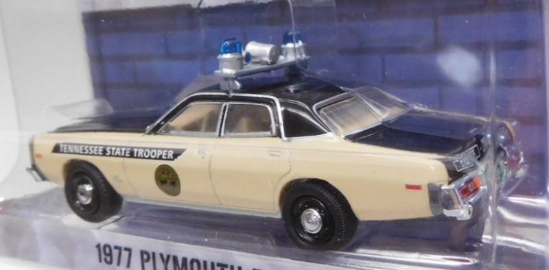 画像: 2018 GREENLIGHT HOT PURSUIT S28 【1977 PLYMOUTH FURY】 CREAM-BLACK/RR (TENNESSEE STATE POLICE)