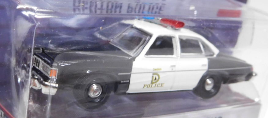 画像: 2018 GREENLIGHT HOT PURSUIT S28 【1977 PONTIAC LEMANS】 BLACK-WHITE/RR (DENTON POLICE)