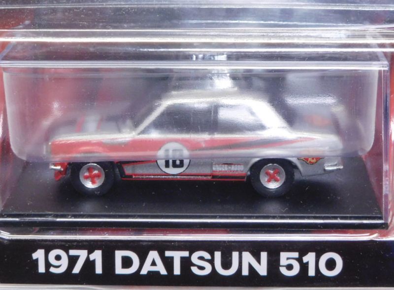 画像: 2018 GREENLIGHT - UNDER THE HOOD CLUB EXCLUSIVE 【1971 DATSUN 510】SILVER/RR(予約不可）