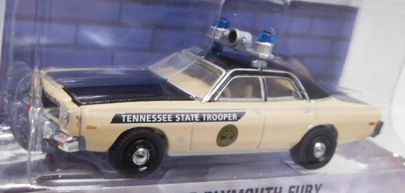 画像: 2018 GREENLIGHT HOT PURSUIT S28 【1977 PLYMOUTH FURY】 CREAM-BLACK/RR (TENNESSEE STATE POLICE)