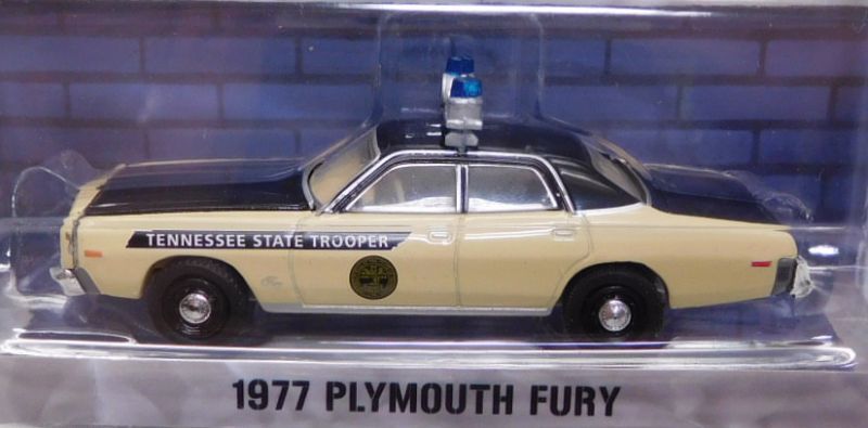 画像: 2018 GREENLIGHT HOT PURSUIT S28 【1977 PLYMOUTH FURY】 CREAM-BLACK/RR (TENNESSEE STATE POLICE)