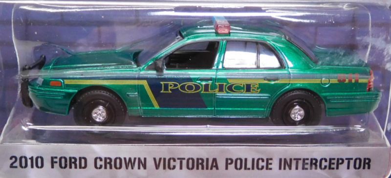 画像: 2018 GREENLIGHT HOT PURSUIT S28 【2010 FORD CROWN VICTORIA POLICE INTERCEPTOR】 GREEN/RR (CITY OF ORLANDO POLICE DEPARTMENT)(GREEN MACHINE)