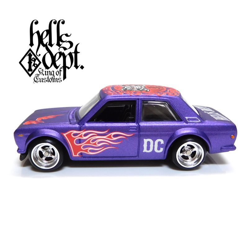 画像: HELLS DEPT 2018 - 【"DARUMA" DATSUN 510 (カスタム完成品)】 FLAT PURPLE/RR （送料サービス適用外）