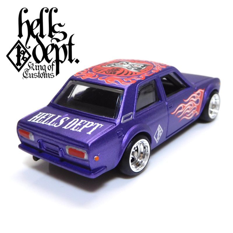 画像: HELLS DEPT 2018 - 【"DARUMA" DATSUN 510 (カスタム完成品)】 FLAT PURPLE/RR （送料サービス適用外）