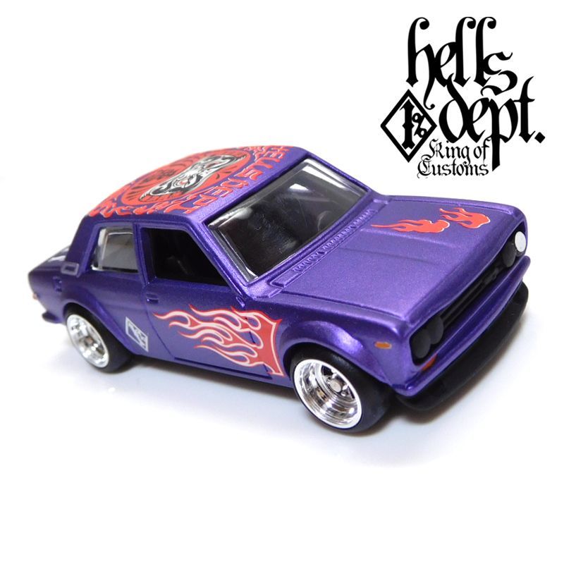 画像: HELLS DEPT 2018 - 【"DARUMA" DATSUN 510 (カスタム完成品)】 FLAT PURPLE/RR （送料サービス適用外）