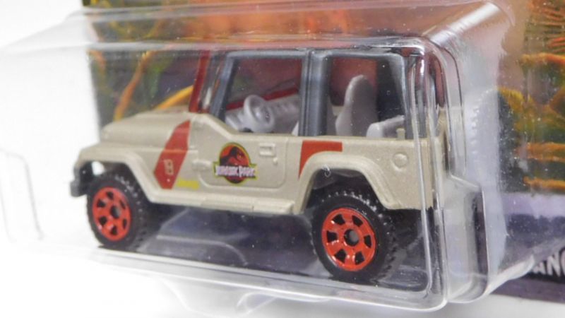 画像: 2018 MATCHBOX "JURASSIC WORLD" LEGACY COLLECTION  【'93 JEEP WRANGLER #18 (ROLL BAR)】  FLAT SAND(予約不可）