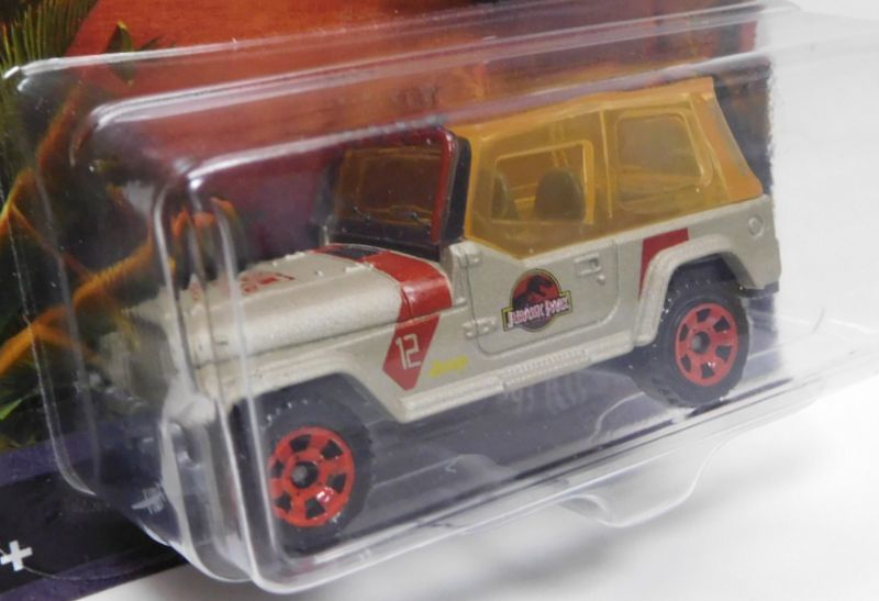 画像: 2018 MATCHBOX "JURASSIC WORLD" LEGACY COLLECTION  【'93 JEEP WRANGLER #12 (CANOPY)】  FLAT SAND(予約不可）