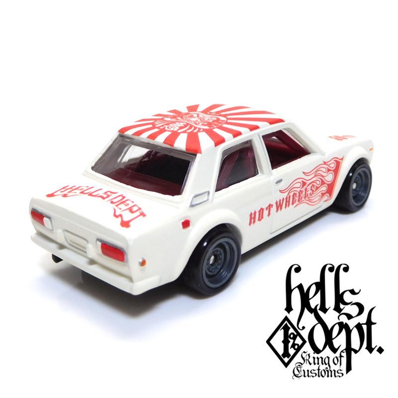 画像: HELLS DEPT 2018 - 【"DARUMA" DATSUN 510 (カスタム完成品)】 FLAT WHITE/RR （送料サービス適用外）