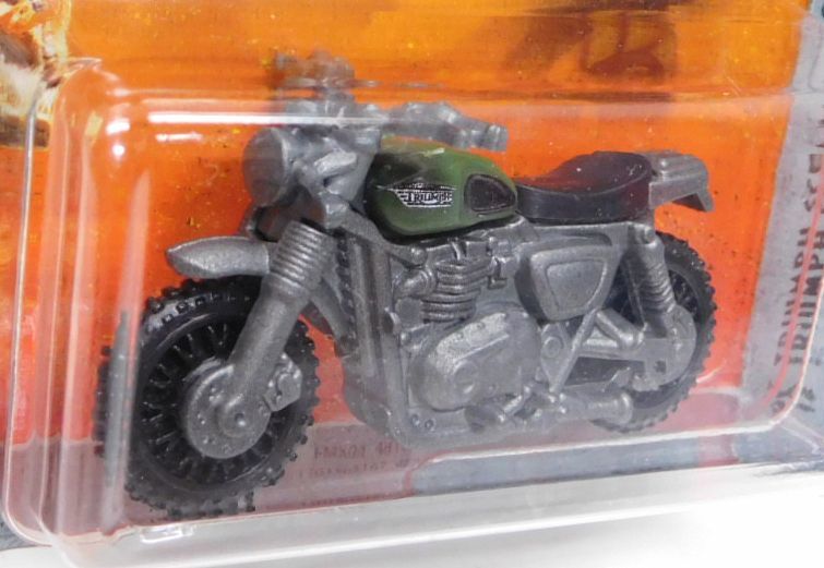 画像: 2018 MATCHBOX "JURASSIC WORLD"  【'15 TRIUMPH SCRAMBLER】  OLIVE-GRAY (予約不可）