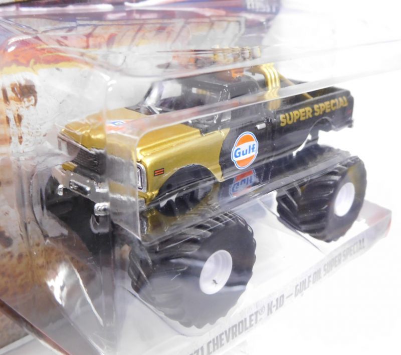 画像: 2018 GREENLIGHT KING OF CRUNCH S1 【1971 CHEVROLET K-10 - GULF OIL SUPER SPECIAL】 GOLD-BLACK/RR