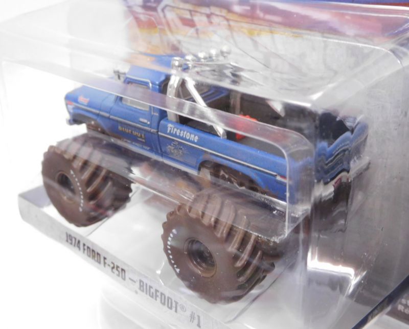 画像: 2018 GREENLIGHT KING OF CRUNCH S1 【1974 FORD F-250 - BIGFOOT #1 (DIRTY Ver.)】 FLAT BLUE/RR