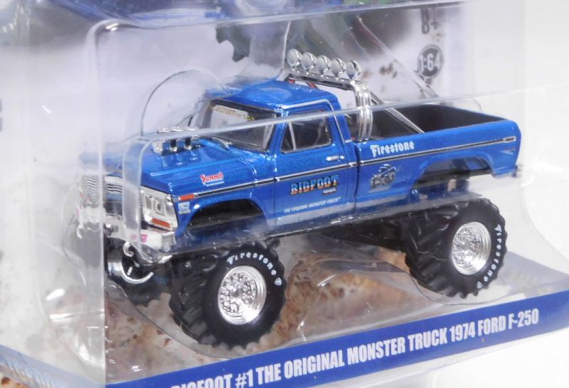 画像: 2018 GREENLIGHT HOBBY EXCLUSIVE 【BIGFOOT #1 ORIGINAL MONSTER TRUCK 1974 FORD F-250】 BLUE/RR