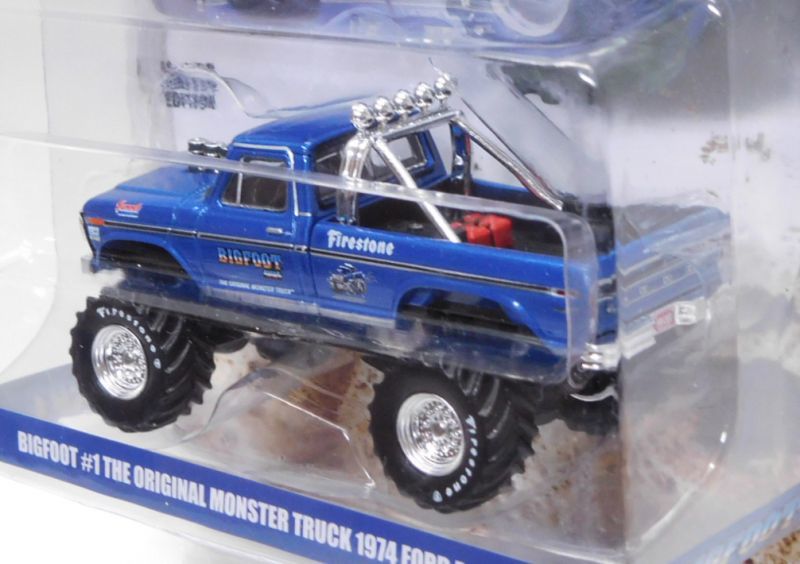 画像: 2018 GREENLIGHT HOBBY EXCLUSIVE 【BIGFOOT #1 ORIGINAL MONSTER TRUCK 1974 FORD F-250】 BLUE/RR