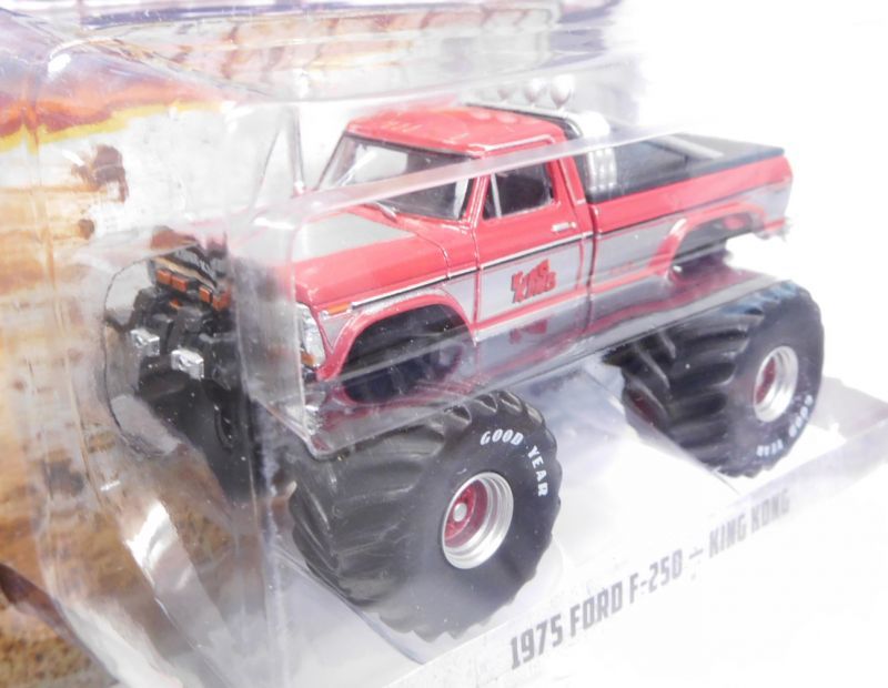 画像: 2018 GREENLIGHT KING OF CRUNCH S1 【1975 FORD F-250 - KING KONG】 RED-SILVER/RR