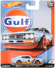 画像: 2019 HW CAR CULTURE 【Aアソート GULF RACING (VW GOLF MK7を除く4種セット）】 NISSAN LAUREL 2000SGX/'69 FORD MUSTANG BOSS 302/McLAREN F1 GTR/'60's FIAT 500D MODIFICADO