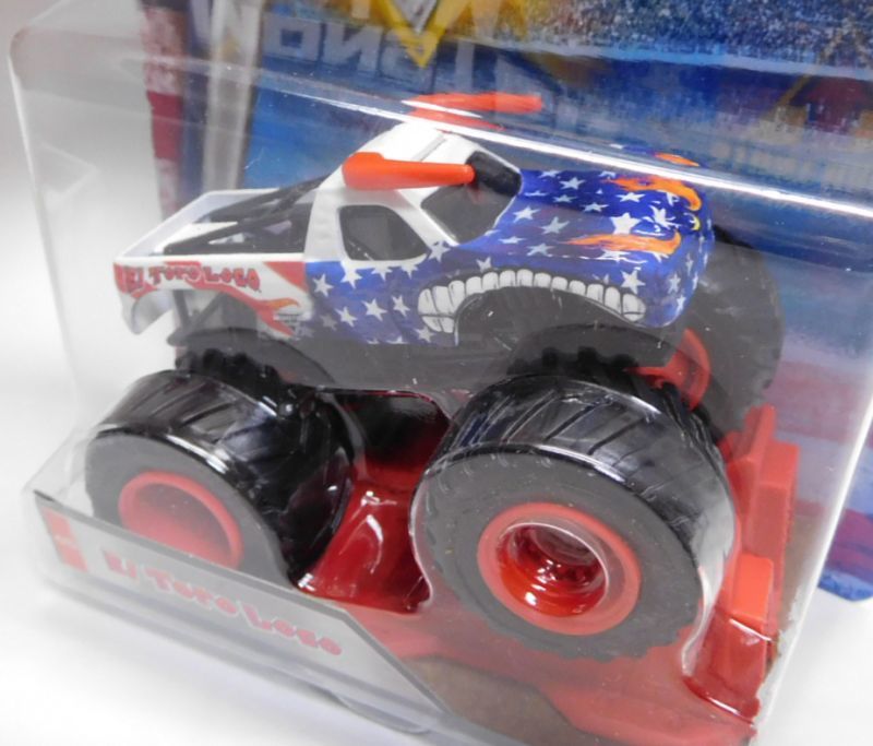 画像: 2018 MONSTER JAM includes STUNT RAMP! "STARS AND STRIPES" 【EL TORO LOCO】 WHITE-BLUE-RED (予約不可）