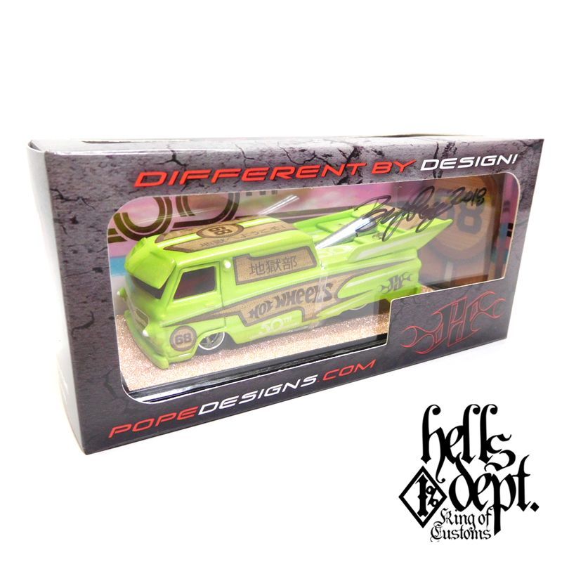 画像: HELLS DEPT 2018 - POPE DESIGNS 【DODGE A-100 DRAG TRUCK "HOT DOG"  (カスタム完成品)】 LT.GREEN （送料サービス適用外）