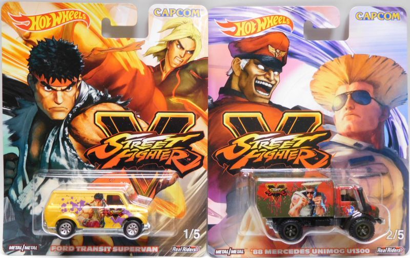 画像: 2018 POP CULTURE - "STREET FIGHTER " 【5種セット】 HIWAY HAULER/'88 MERCEDES UNIMOG U1300/HONDA ODYSSEY/FORD TRANSIT SUPERVAN/BREAD BOX(日本未発売）