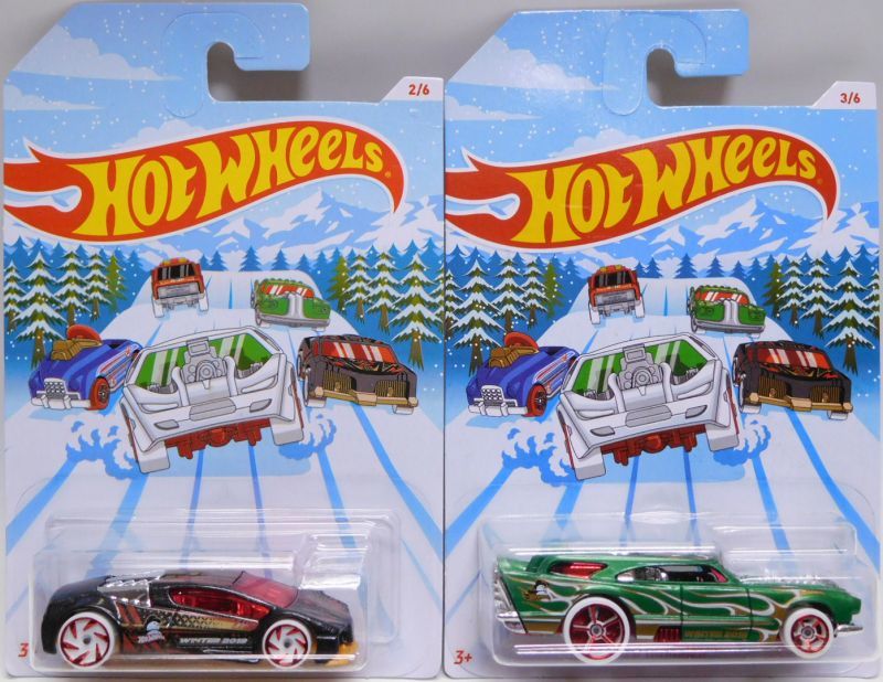 画像: 2018 WALMART EXCLUSIVE HOLIDAY HOT RODS + HAPPY NEW YEAR 【6種セット】 CARBONATOR/JACK HAMMER/PEDAL DRIVER/HW RAPID RESPONDER/ZOTIC/OVERBORED 454