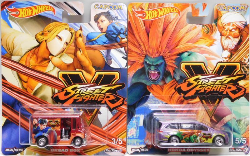 画像: 2018 POP CULTURE - "STREET FIGHTER " 【5種セット】 HIWAY HAULER/'88 MERCEDES UNIMOG U1300/HONDA ODYSSEY/FORD TRANSIT SUPERVAN/BREAD BOX(日本未発売）