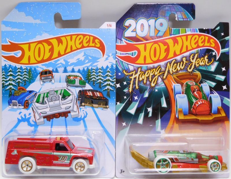 画像: 2018 WALMART EXCLUSIVE HOLIDAY HOT RODS + HAPPY NEW YEAR 【6種セット】 CARBONATOR/JACK HAMMER/PEDAL DRIVER/HW RAPID RESPONDER/ZOTIC/OVERBORED 454