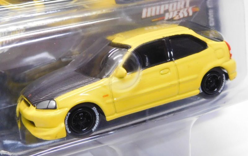 画像: 2018 JOHNNY LIGHTNING - IMPORT HEAT  "MIJO EXCLUSIVE" 【1998 HONDA CIVIC CUSTOM】YELLOW/RR