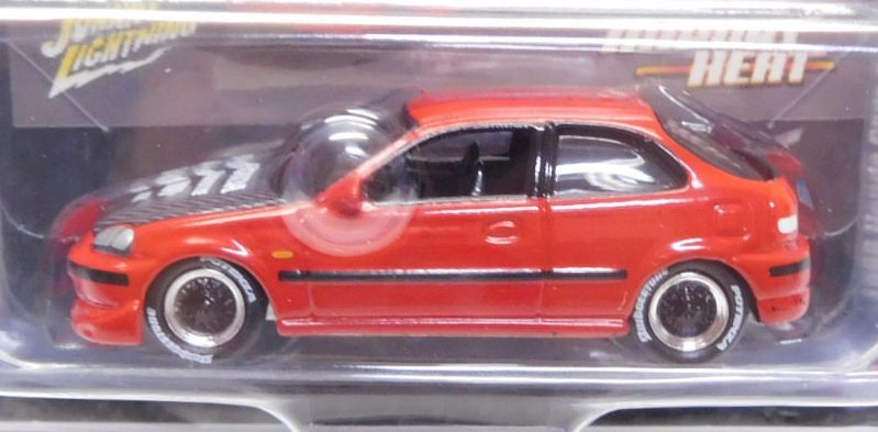 画像: 2018 JOHNNY LIGHTNING - IMPORT HEAT  "MIJO EXCLUSIVE" 【1998 HONDA CIVIC CUSTOM】RED/RR