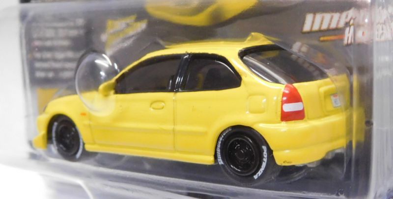 画像: 2018 JOHNNY LIGHTNING - IMPORT HEAT  "MIJO EXCLUSIVE" 【1998 HONDA CIVIC CUSTOM】YELLOW/RR